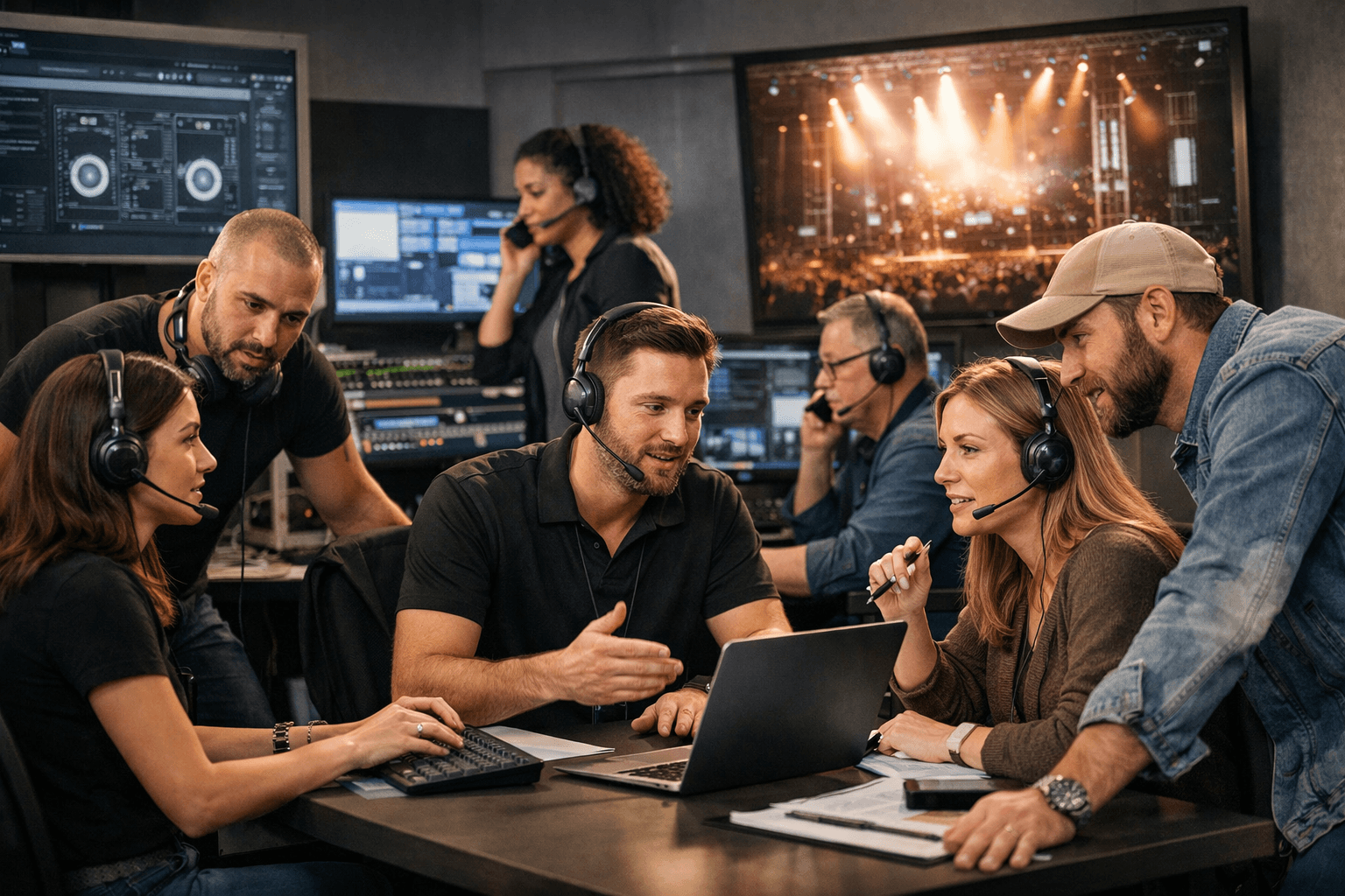 Support team helping PrideSync users across multiple roles